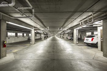 Heated underground parking